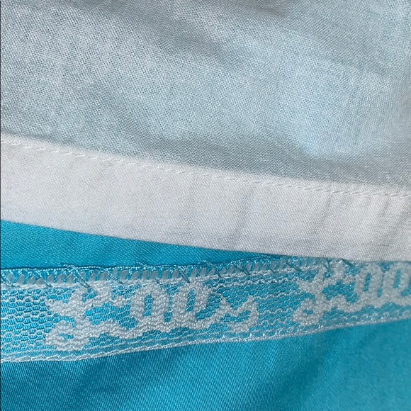 ☀️Lilly Pulitzer Dress Size 12 Halter Turquoise - Picture 5 of 6